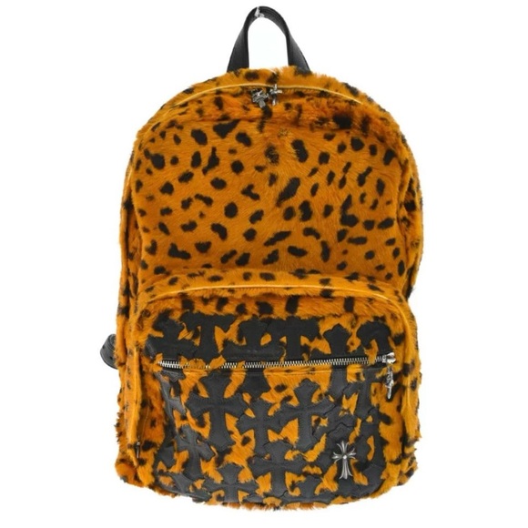 Chrome Hearts Cemetery Cross Patch Leather
Leopard Backpack - Picture 1 of 8